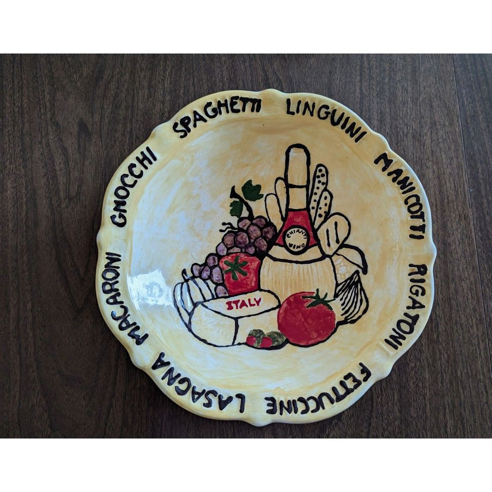 Handmade Italian bowl.